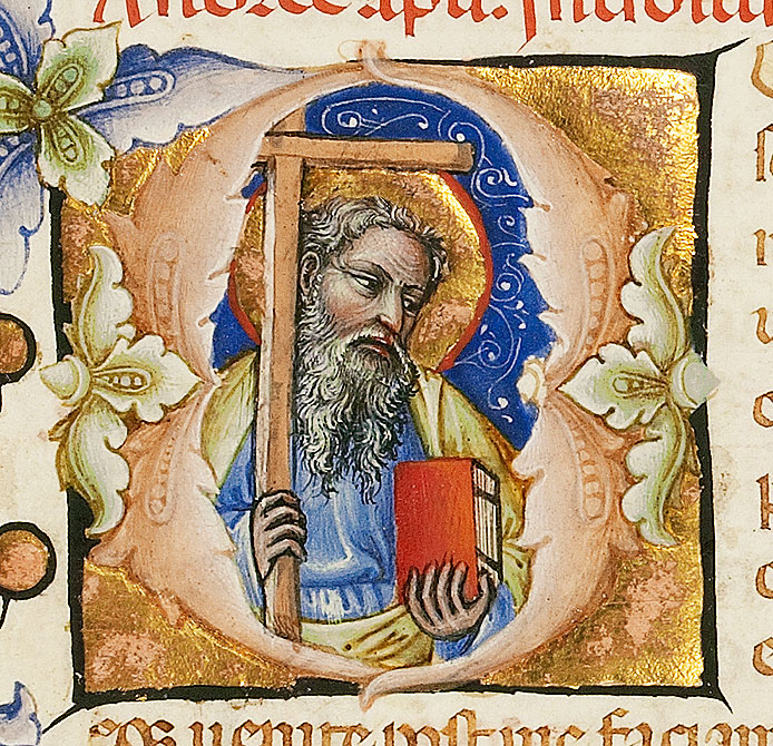 St. Andrew holding the cross