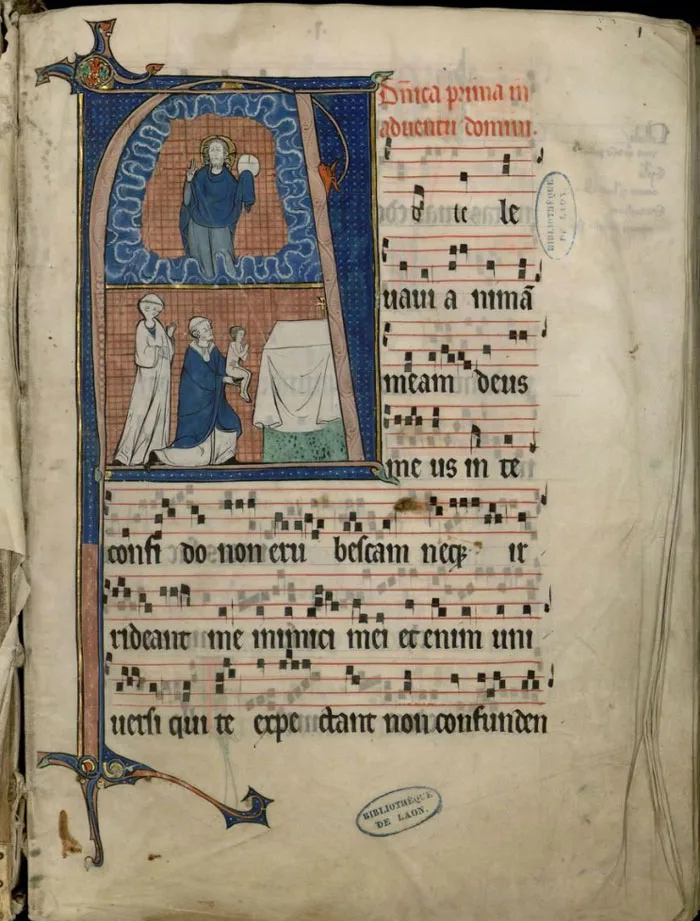 Medieval Music: Graduel de Vauclair notation