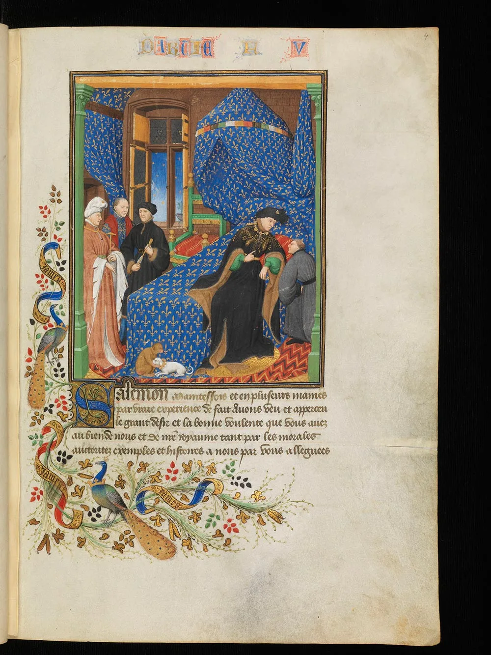 Pierre le Fruitier, called Salmon, Traictés de Pierre Salemon a Charles VI roy de France [Dialogues, second version] from e-Codices