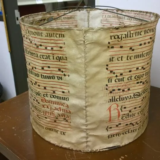 manuscript lampshade