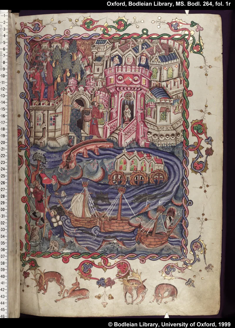 Bodley 264 Opening page, folio 1r
