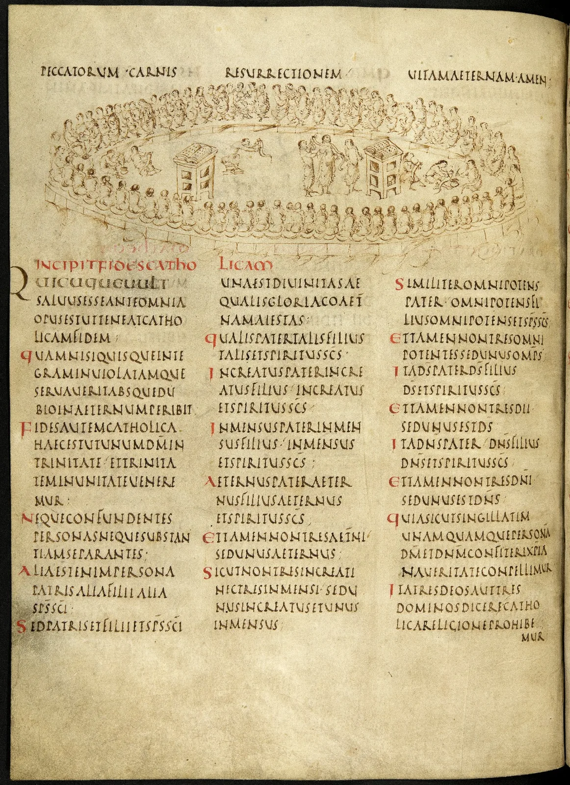 a folio from the utrecth psalter