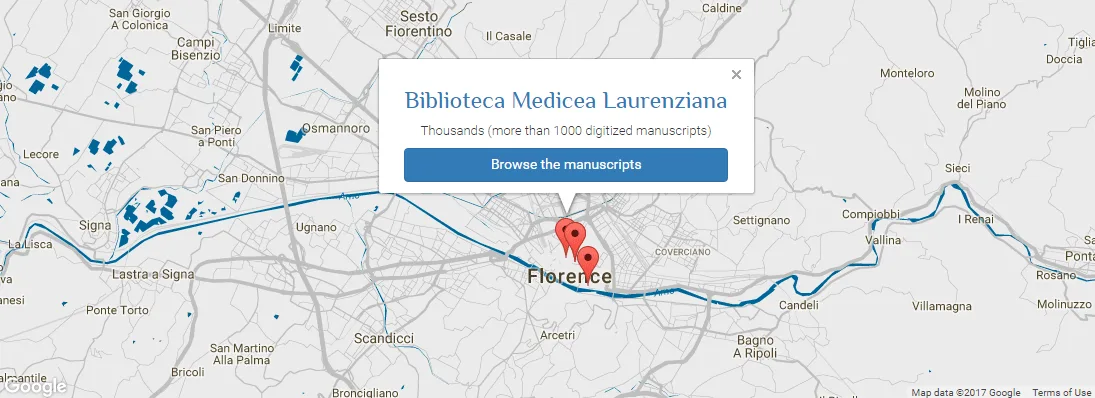 The Laurenziana on the DMMapp