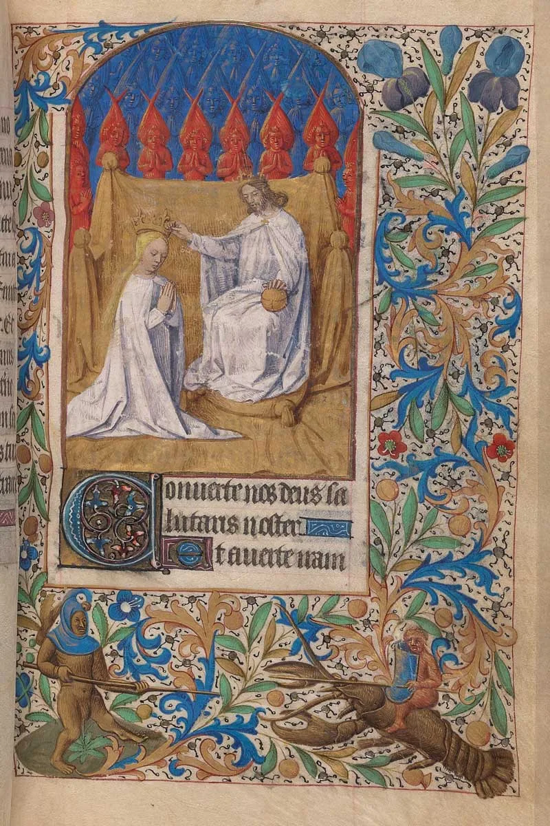 Incoronation of the Virgin, Beinecke MS 662