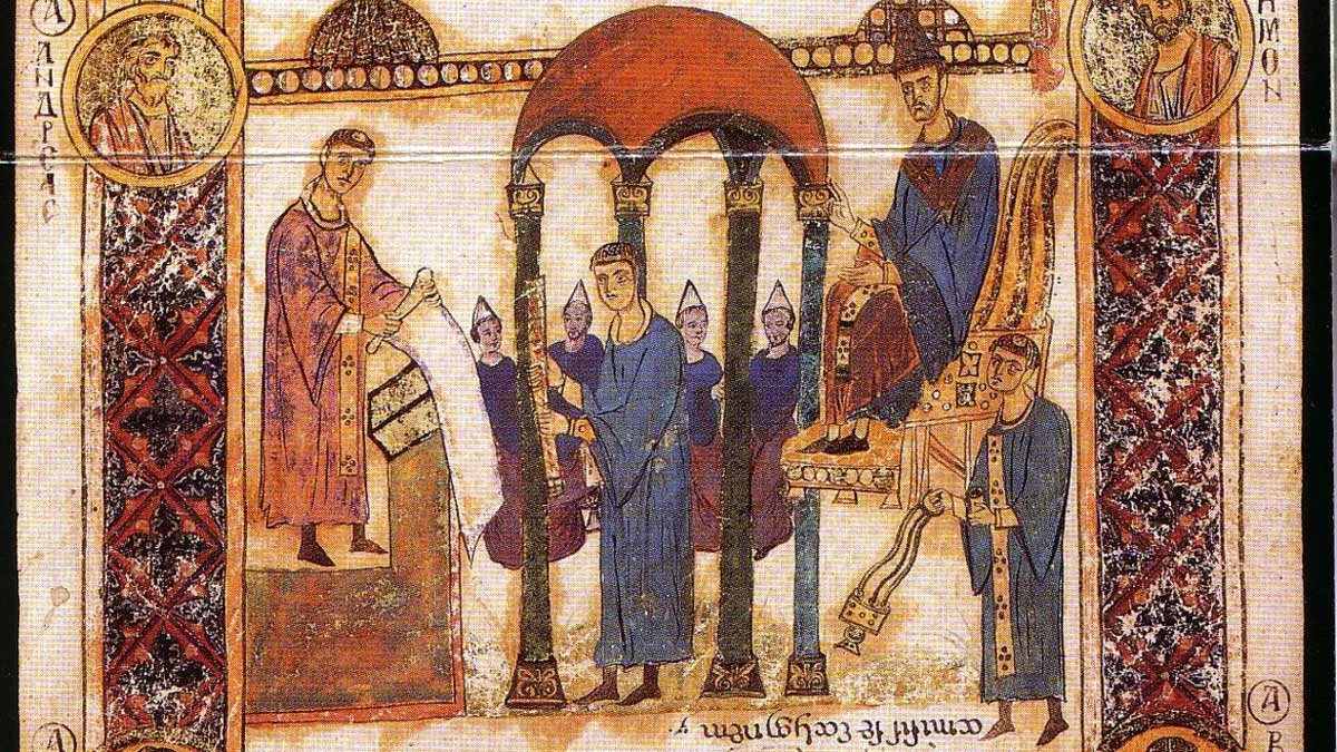 From the Bari Exultet Roll