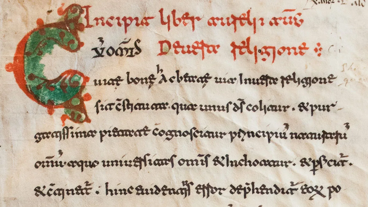 Beneventan Script sample from Monte Cassino