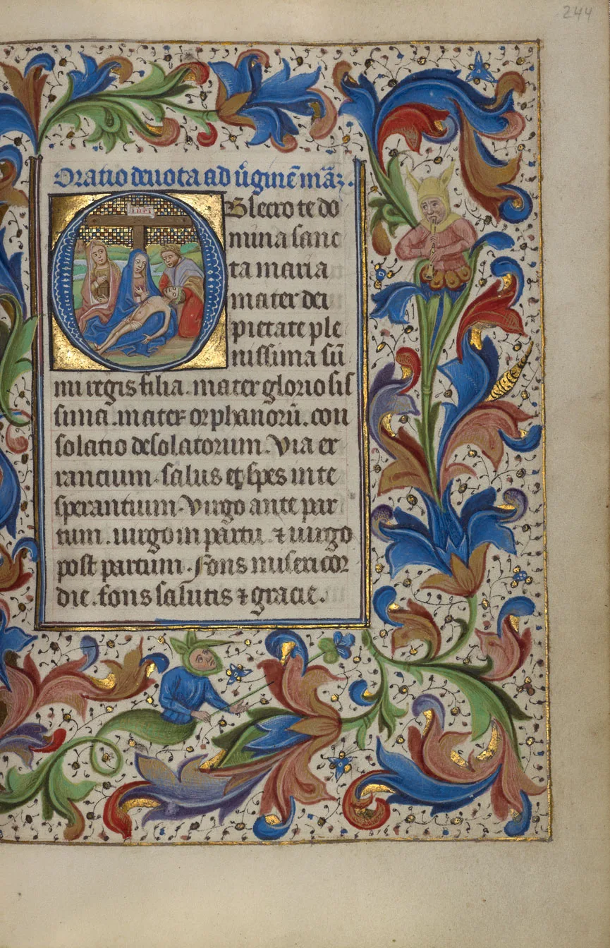 Initial O: The Pietà, Master of the Lee Hours