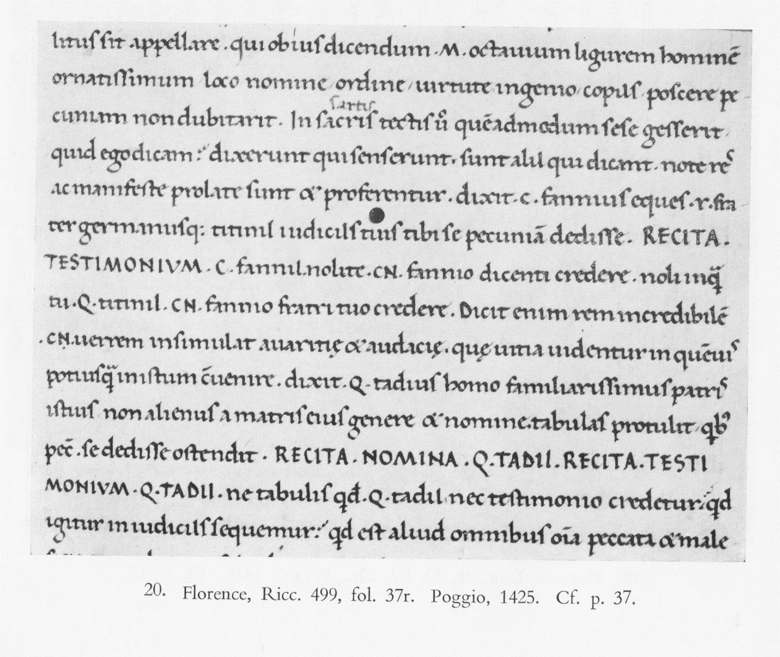 Bracciolini's book-hand