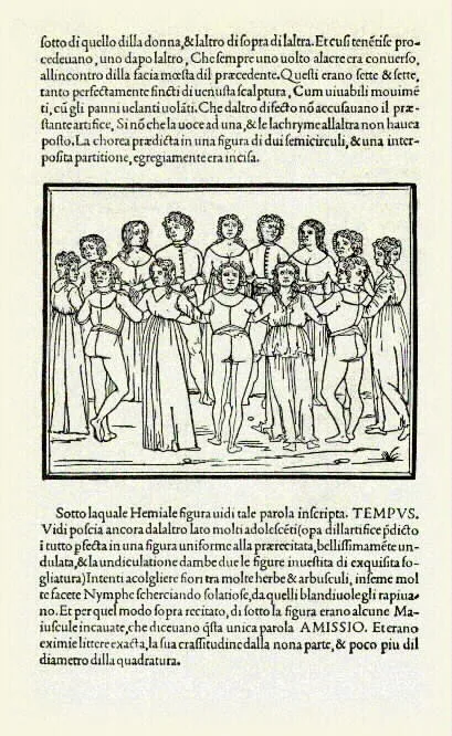 Hypnerotomachia Poliphili (The Strife of Love in a Dream), printed by Aldus Manutius, Venice, 1499