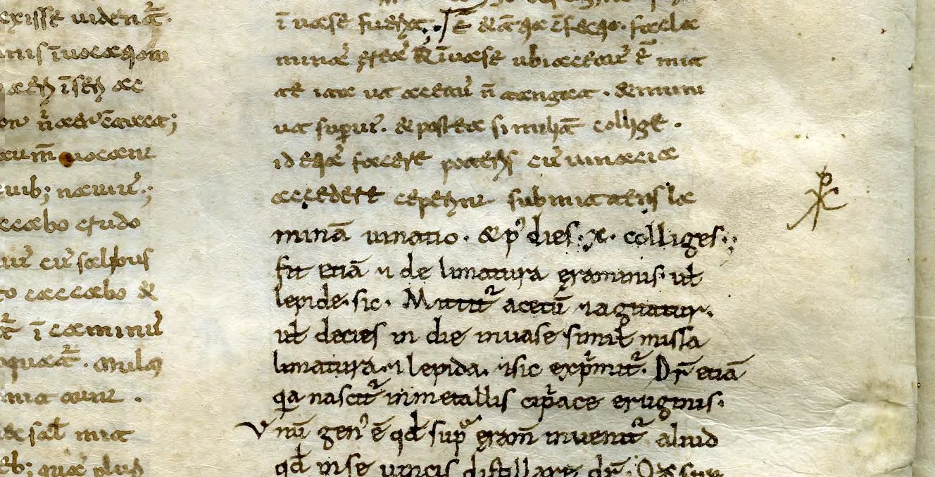 Leiden UBL VLQ 1 - Beneventan script transitioning into Carolingian